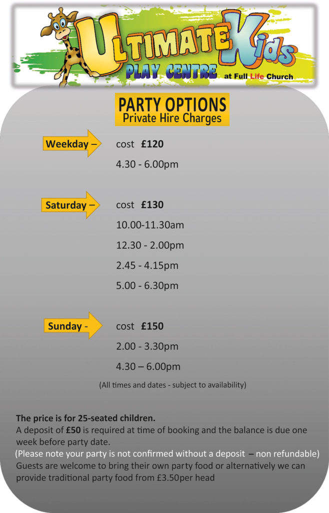 Party Hire Prices